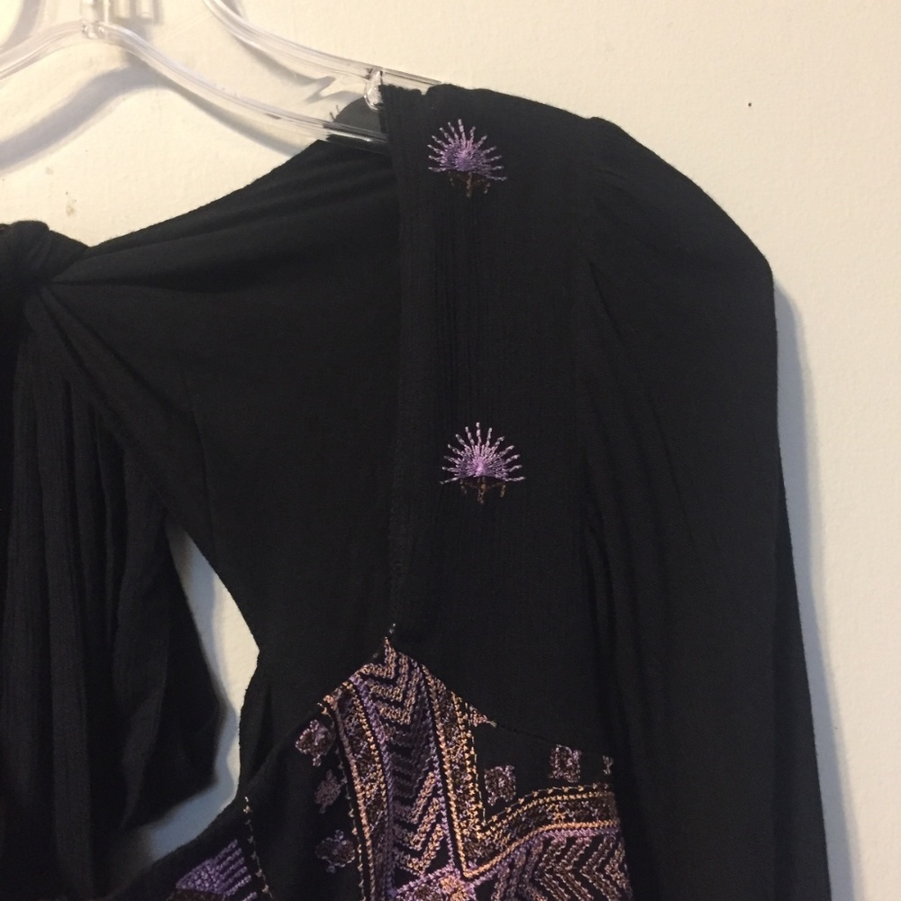 New Free People Rhiannon Embroidered Boho Dress XS - Picture 6 of 8